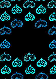 蓝色几何图案装饰背景