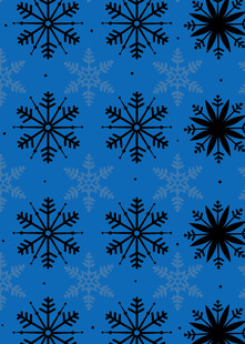 蓝色背景雪花图案纹理