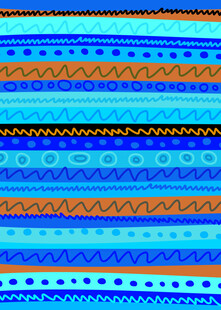 多彩条纹图案织物纹理