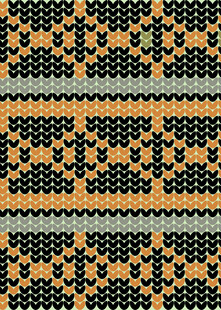 几何图案针织纹理设计