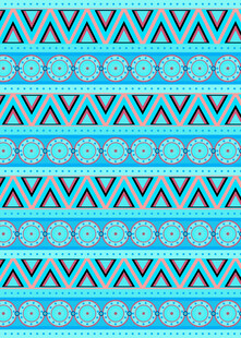 蓝调几何图案纹理背景