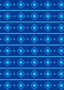 蓝色几何图案无缝背景