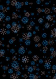 黑色背景雪花图案纹理
