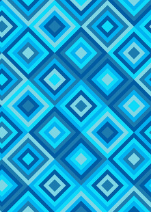 蓝色几何菱形图案背景