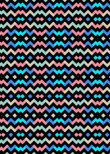 几何波纹彩色图案纹理