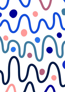 波点波浪图案背景设计