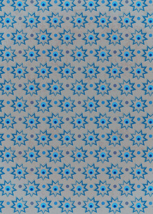 蓝灰花卉图案纹理背景