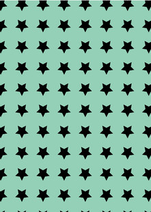 绿色底黑色星星图案背景