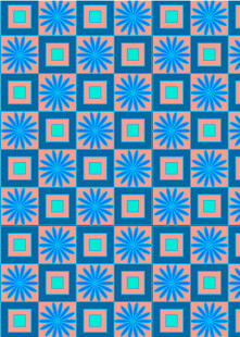 蓝色几何图案无缝背景