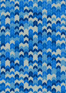 蓝色几何图案纹理布料