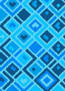 蓝色几何方块图案背景