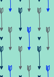 箭头爱心图案背景纹理