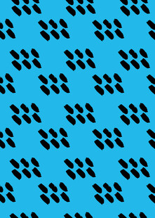 蓝色底黑色几何图案纹理