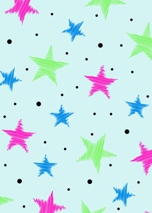 多彩海星图案背景