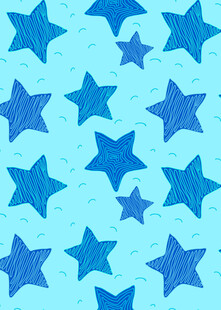 蓝色星星图案背景