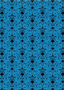 蓝色几何图案无缝背景