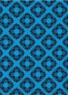 蓝色几何图案无缝背景