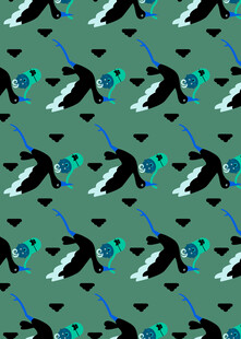 几何图案的抽象背景设计