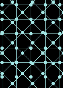 几何点阵图案