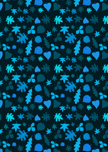 蓝色抽象图案背景纹理