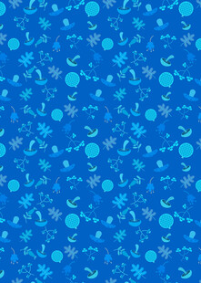 蓝色星空图案背景纹理