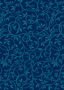 深蓝花纹图案背景