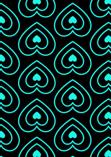 心形图案无缝背景纹理