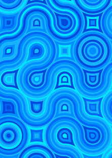 蓝色几何图案抽象背景图