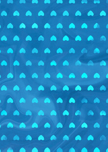 蓝色心形图案背景纹理