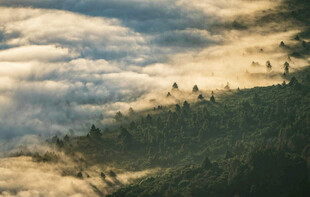 山间云海日出美景