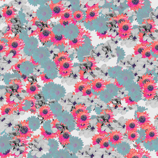 多彩花卉图案背景