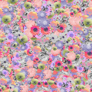 多彩花卉图案纹理