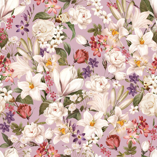 浪漫花卉图案背景