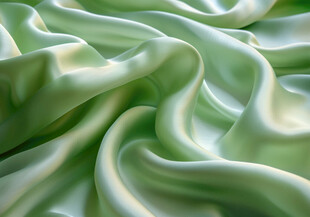 淡绿色柔软丝绸纹理