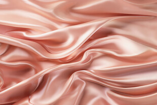 粉色绸缎纹理特写