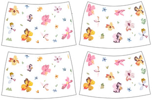 卡通图案儿童围裙设计图