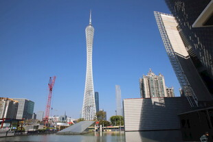 广州地标建筑广州塔景观