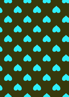 蓝心图案背景纹理