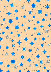 蓝色星星图案背景纹理