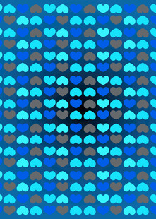 蓝色渐变几何图案背景