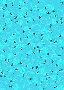 蓝色背景上的黑色点状图案