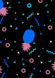 梦幻水母图案背景