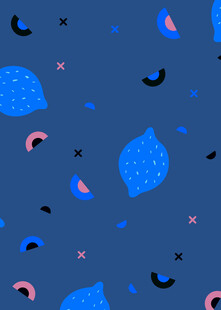 蓝色几何图案无缝背景