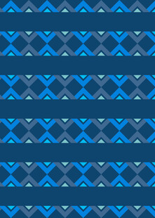 蓝色几何图案无缝背景