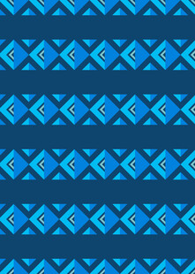 蓝色几何图案无缝背景