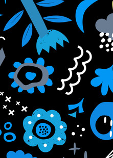 抽象科技风图案设计元素