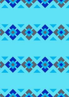 蓝色几何图案无缝背景