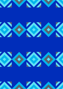 蓝色几何图案无缝背景