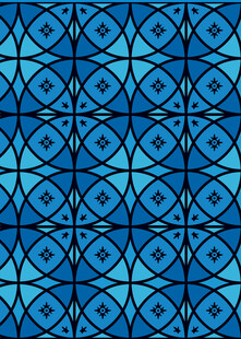 蓝色几何图案纹理背景