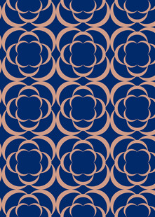 蓝棕几何图案无缝背景